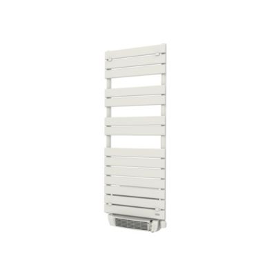 Sèche-serviettes électrique à inertie fluide Delonghi Ghibli blanc 700W + soufflerie 1000W