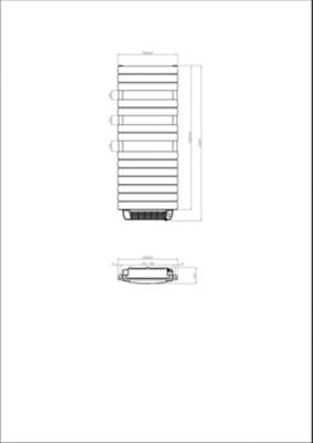 Sèche-serviettes électrique à inertie fluide Delonghi Ghibli blanc 700W + soufflerie 1000W