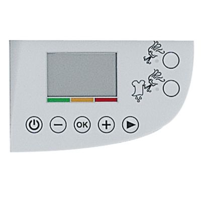 Sèche-serviettes électrique à inertie fluide Deltacalor Vento 500W + soufflerie 1000W