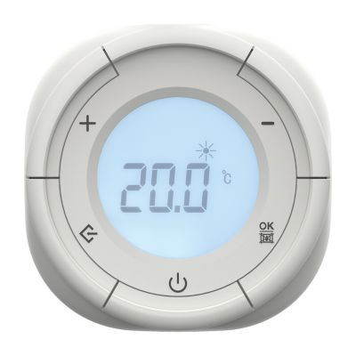 Sèche-serviettes électrique à inertie fluide GoodHome Hyana blanc 500W