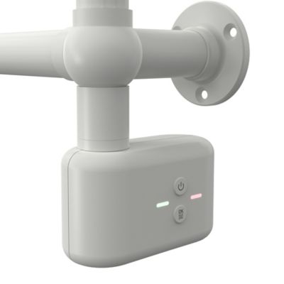 Sèche-serviettes électrique à inertie fluide GoodHome Hyana blanc 500W