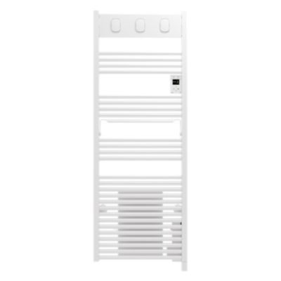 Sèche-serviettes électrique à inertie fluide inaltérable 1750W blanc + soufflerie 1000W, Sauter Marapi 2