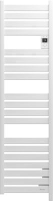 Sèche-serviettes électrique à inertie fluide Sauter Kelud Slim blanc 500W