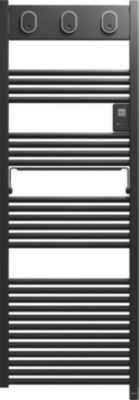 Sèche-serviettes électrique à inertie fluide Sauter Marapi tactile anthracite 750W