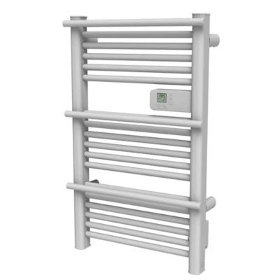 Sèche-serviettes électrique à inertie sèche 350W blanc, GoodHome Solna