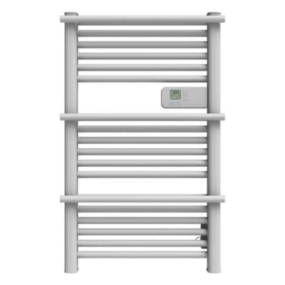 Sèche-serviettes électrique à inertie sèche 350W blanc, GoodHome Solna