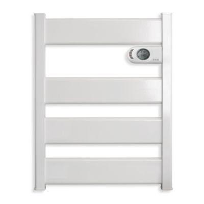 Sèche-serviettes électrique à inertie sèche 500W blanc, HJM Lysa