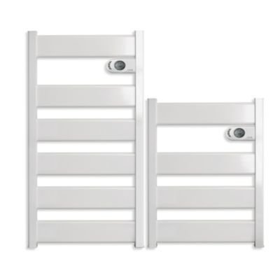 Sèche-serviettes électrique à inertie sèche 500W blanc, HJM Lysa