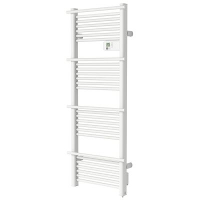 Sèche-serviettes électrique à inertie sèche 750W 7 m² blanc, GoodHome Solna