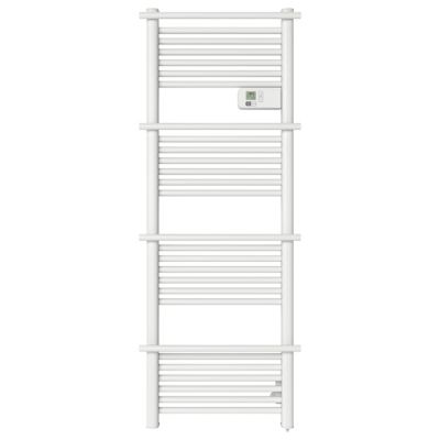 Sèche-serviettes électrique à inertie sèche 750W 7 m² blanc, GoodHome Solna