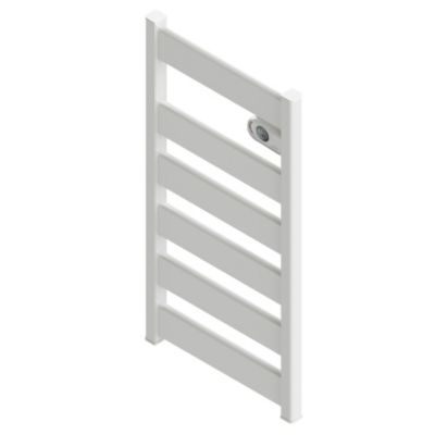 Sèche-serviettes électrique à inertie sèche 750W blanc, HJM Lysa