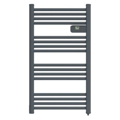 Sèche-serviettes électrique à inertie sèche Carrera Alani 750W gris anthracite