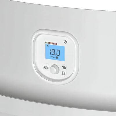 Sèche-serviettes électrique à inertie sèche Noirot Anuri blanc 500W + soufflerie 700W