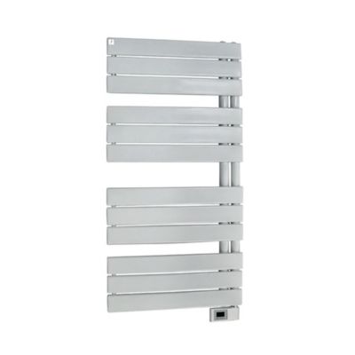 Sèche-serviettes électrique asymétrique 500W blanc 5m², Deltacalor