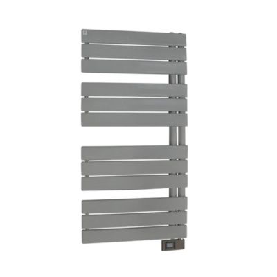 Sèche-serviettes électrique asymétrique Deltacalor 500W gris clair 5m²