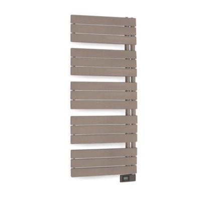 Sèche-serviettes électrique asymétrique Deltacalor 750W beige 7.5m²