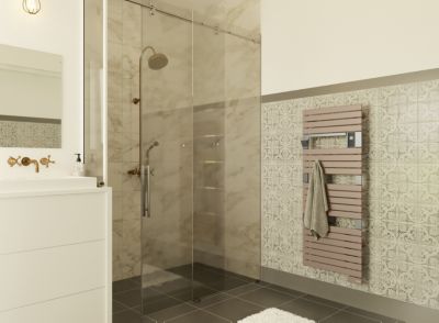 Sèche-serviettes électrique cappuccino + soufflerie 1750W, Sauter Asama II