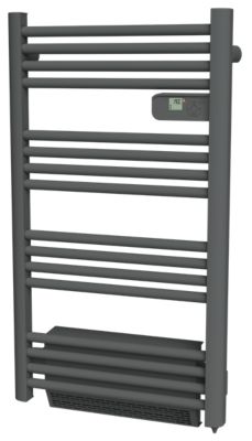 Sèche-serviettes électrique Carrera Alani gris + soufflerie 1500W