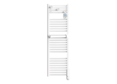 Sèche-serviettes électrique compact à inertie fluide 500W, Noirot Actibain