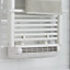 Sèche-serviettes électrique GoodHome Solna blanc 750W + Soufflerie amovible GoodHome Acilia blanc 1000W
