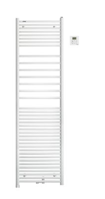 Sèche-serviettes mixte électrique 300W / eau chaude 795W, Acova Angora