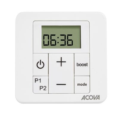Sèche-serviettes soufflant électrique Acova Astrakan +Air 500 + soufflerie 1000W grey aluminium