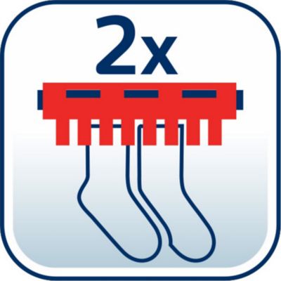 Séchoir à linge sur pied 15 m avec support petit linge, Leifheit Pegasus 150 Solid Slim