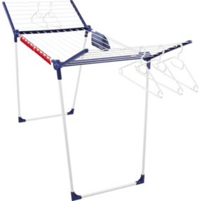 Séchoir à linge sur pied 20 m avec accessoires, Leifheit Pegasus 200 Solid Comfort