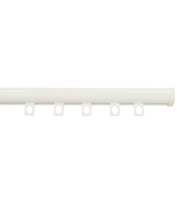 Secodir - DECORAIL - Tringle rail pour rideau L.3,50 m (Blanc)