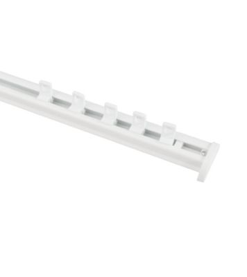 Secodir - DECORAIL - Tringle rail pour rideau L.3,50 m (Blanc)