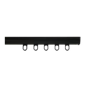 Secodir - DECORAIL - Tringle rail pour rideau L.4 m (Noir)