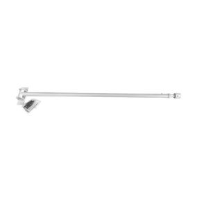 Secodir - Tringle de porte pivotante  60 à 100 cm (Blanc)