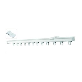 Secodir - UNIRAIL - Tringle rail pour rideau avec glisseur L 1.50 m (Blanc)