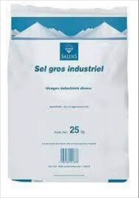 Sel de déneigement blanc en sac de 25kg