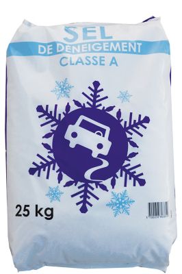 Sel de déneigement classe A en sac de 25kg