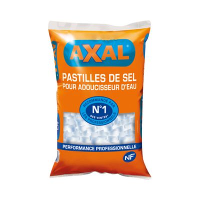 Sel régénérant pour adoucisseur d'eau Axal 10 kg