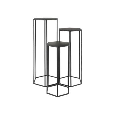 Sellettes assorties en métal (Lot de 3)