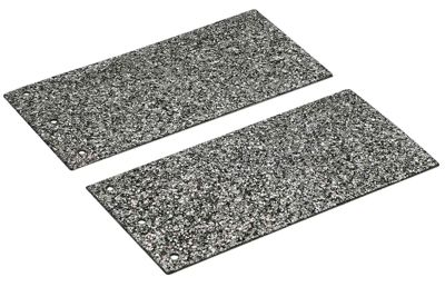 Semelle de remplacement FESTOOL SU/GG-BS 75 en tissu/graphite, lot de 2 - 490823