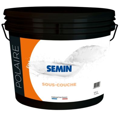 SEMIN POLAIRE SOUS-COUCHE 15L, intérieure, murs et plafonds, Forte adhérence, Bon pouvoir couvrant