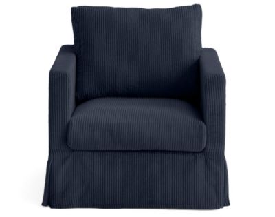 Serena - fauteuil déhoussable en velours côtelé - Lisa Design
