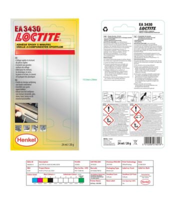 Seringue de colle epoxy EA 3430 Loctite 24ml