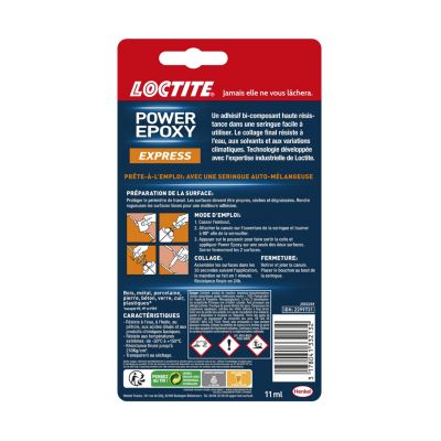 Seringue de colle époxy rapide, 25 ml