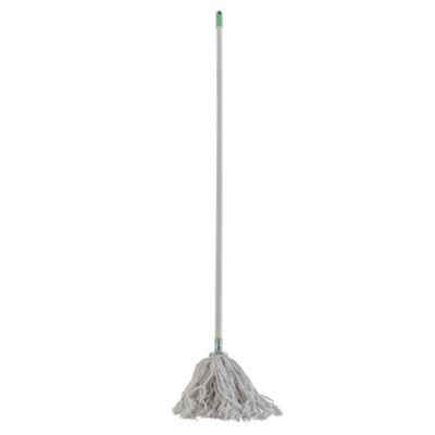 Serpillère Professionnelle En Coton - Frange à Languette 40 Cm, Lavable En Machine, Pour Manche à Balai Standard