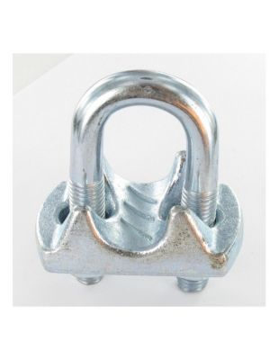 Serre cable Etrier Acier zingué Pour Câble 3 à 4 - 1 pièce