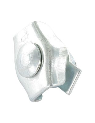 Serre cable plat simple Acier zingué Câble De 5 - 1 pièce