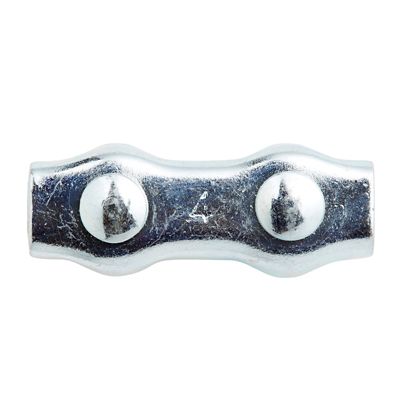 Serre-câbles plat 2 boules pour Ø. 4 mm vendu par 2