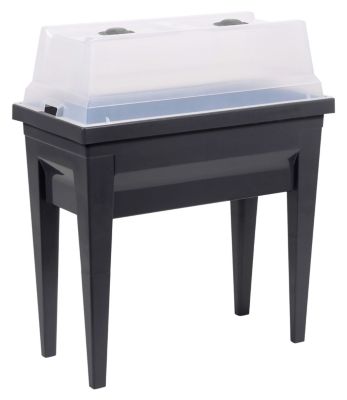 Serre de culture Veg & Table city EDA 57L gris anthracite
