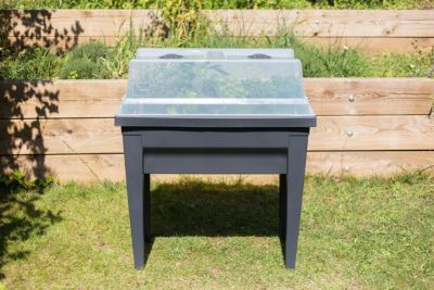 Serre de culture Veg & Table city EDA 57L gris anthracite