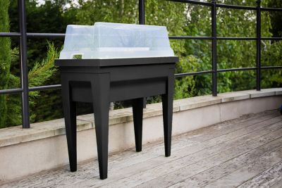 Serre de culture Veg & Table city EDA 57L gris anthracite