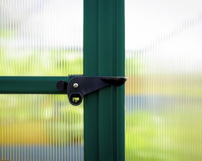Serre de jardin double parois Vert 3,40 m2 en plastique et polycarbonate Mythos Canopia By Palram